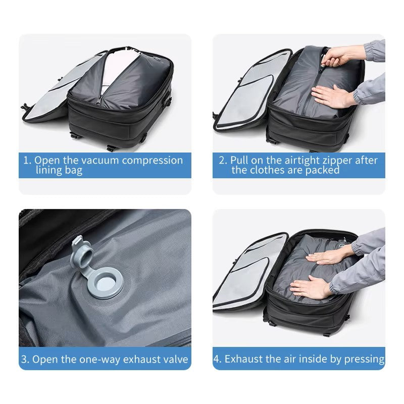 Vac&Pack Compact Vacuum Seal Travel Backpack
